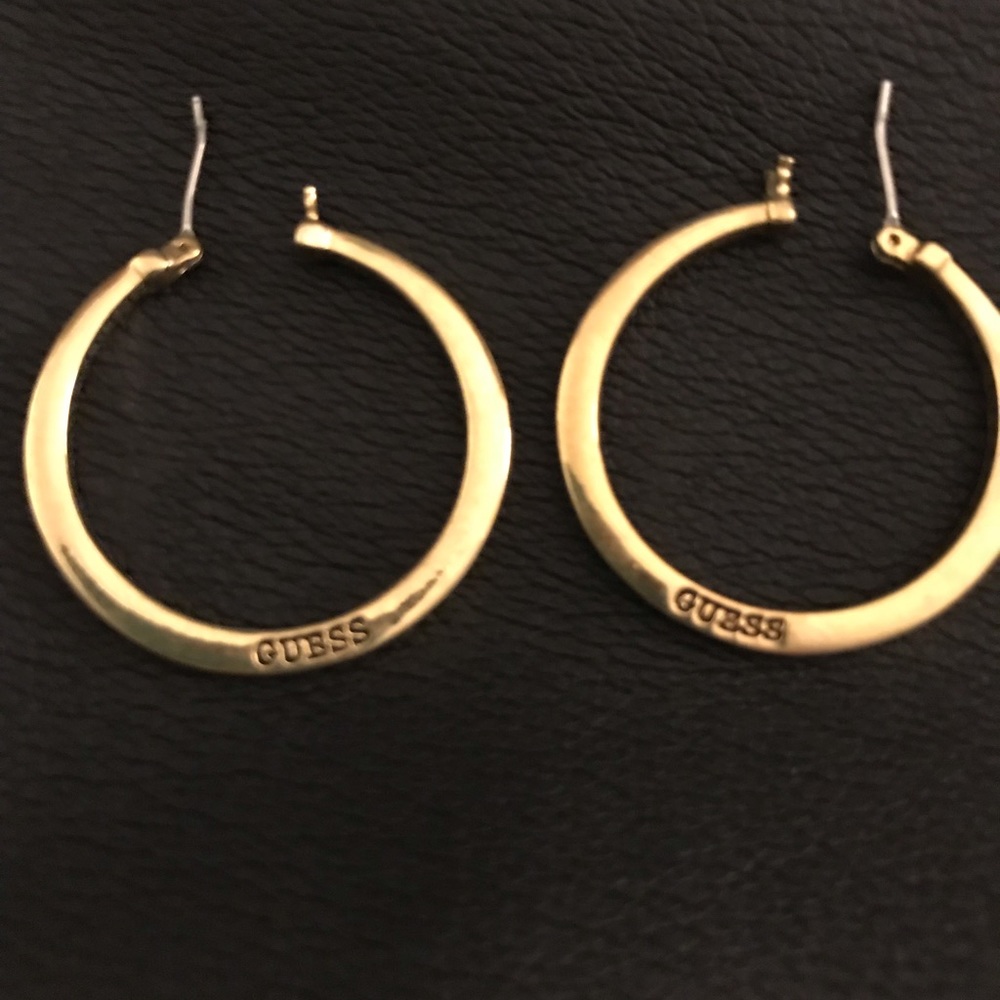 Guess hoop earrings